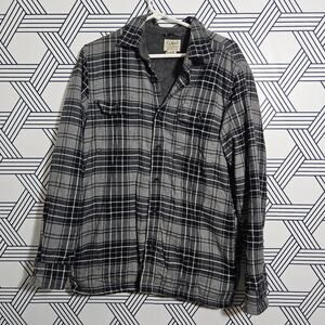 Mens LL Bean  Insulated Button Front Size Small